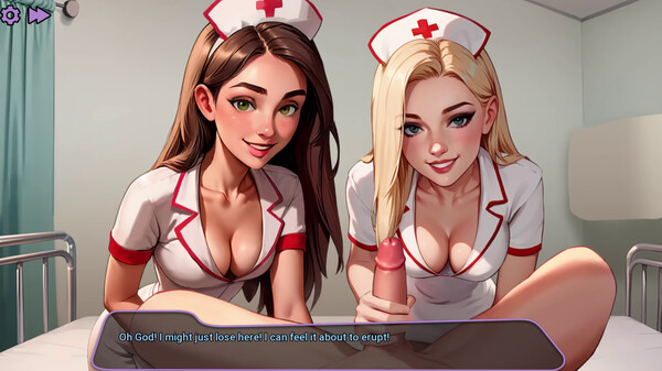 Screenshot of No Fap Island 💦 gameplay showing in-action mechanics