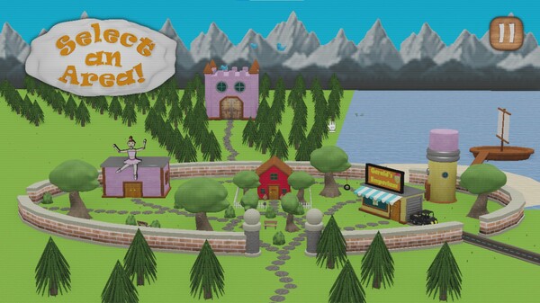 Screenshot of Julian & Friends gameplay showing in-action mechanics