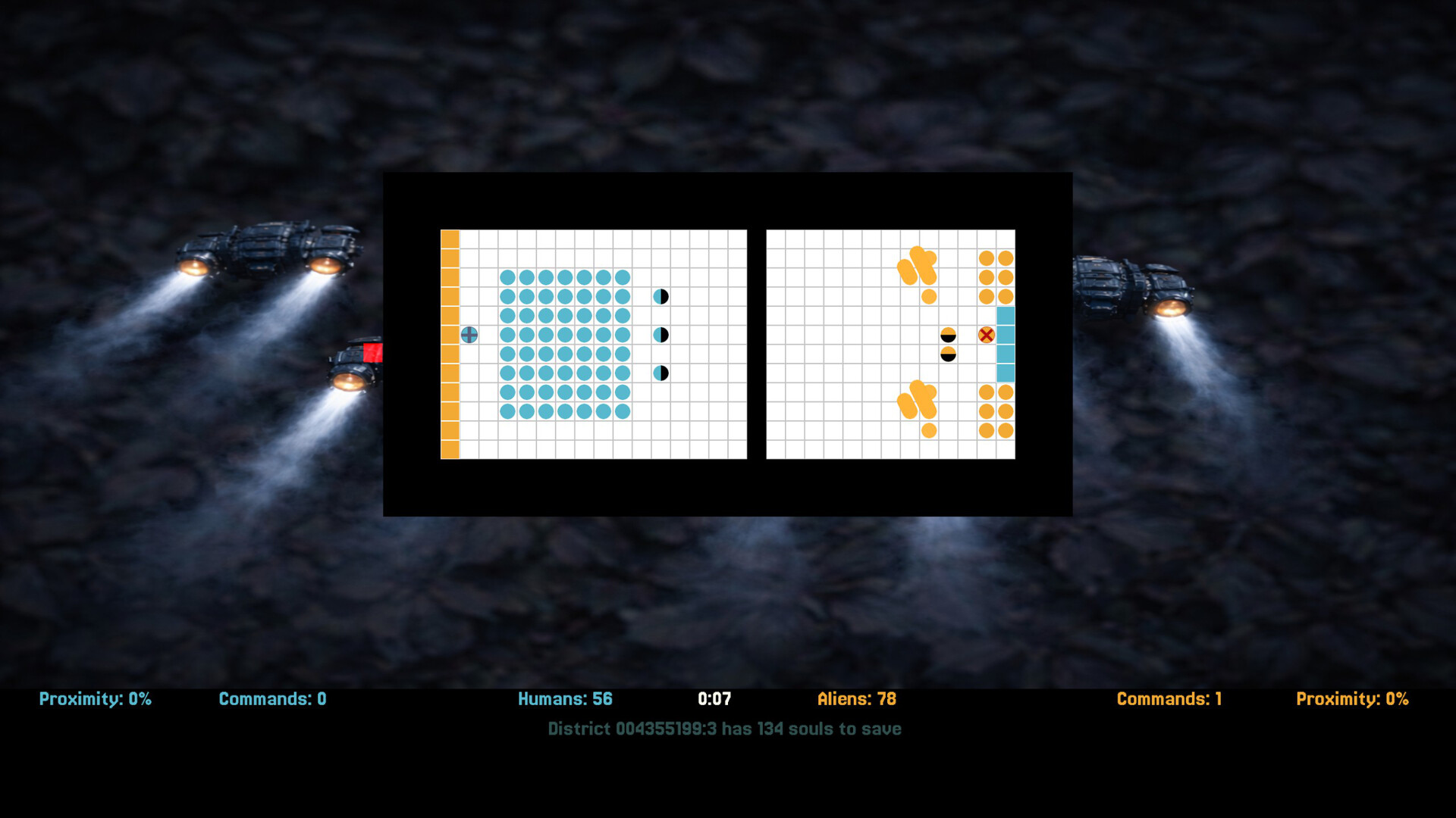 Tiny Pods Rescue - 2D Board Game Edition screenshot 1