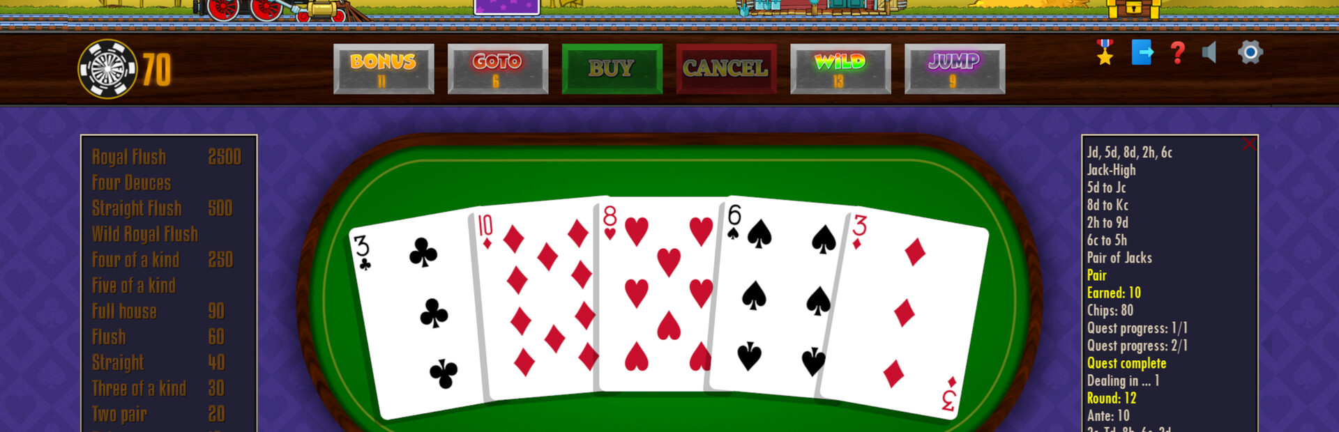 Poker Train
