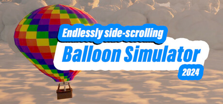 Endlessly side-scrolling Balloon Simulator 2024 banner image