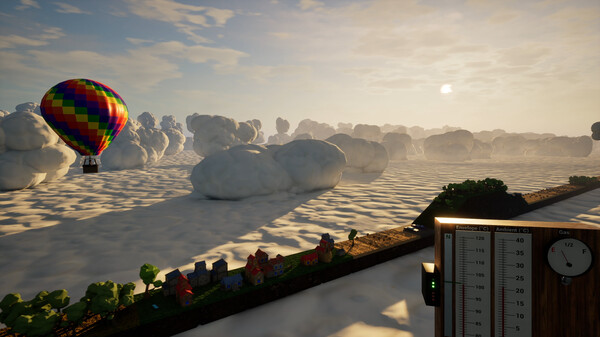 Скриншот 3 из игры Endlessly side-scrolling Balloon Simulator 2024