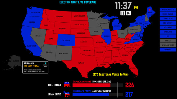 Скриншот из American Election Simulator Скриншот из American Election Simulator