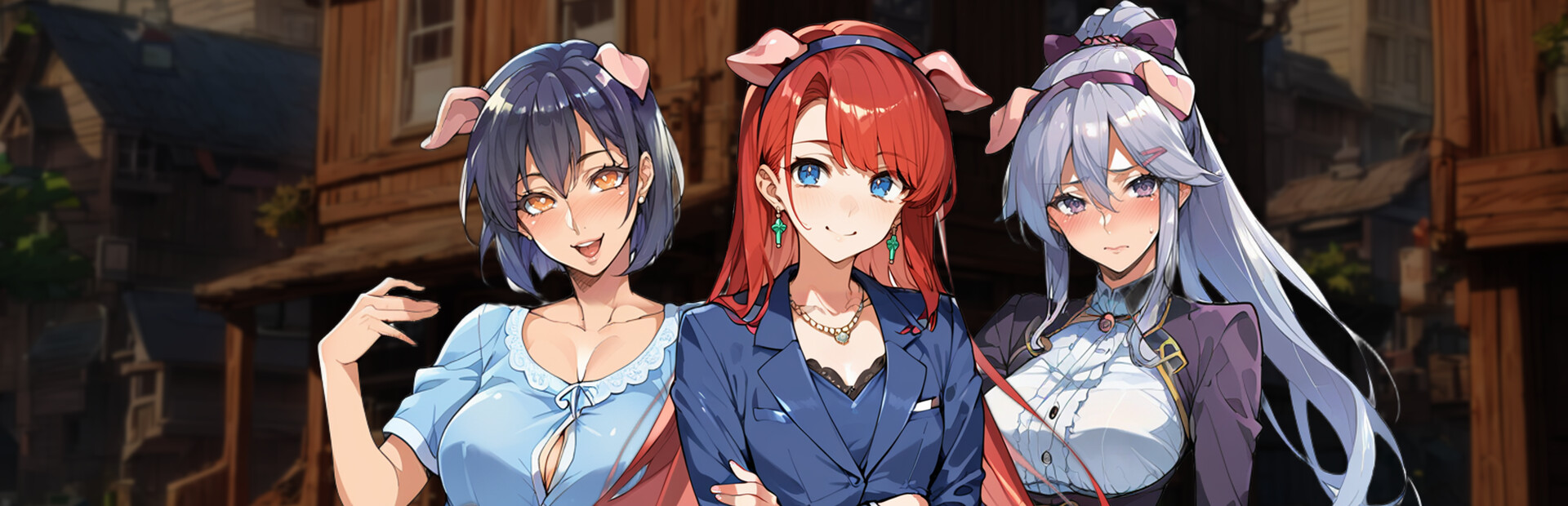 Sexy Match Tale : Three Piggies-Love's Trio
