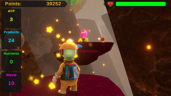 Screenshot of Marquito's Arcade - Play while Learning gameplay showing in-action mechanics
