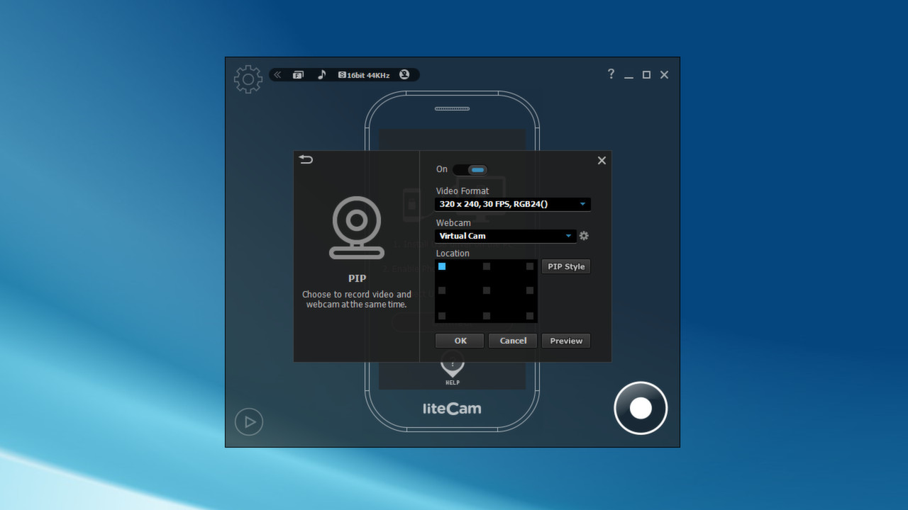 #4. liteCam Android: No Root Android Screen Recorder (Steam) 来自: RSUPPORT Co., LTD.