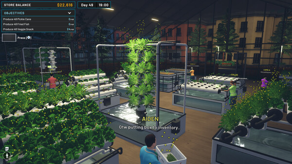Hydroponics Farm & Store Simulator