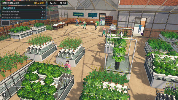Hydroponics Farm & Store Simulator screenshot 2