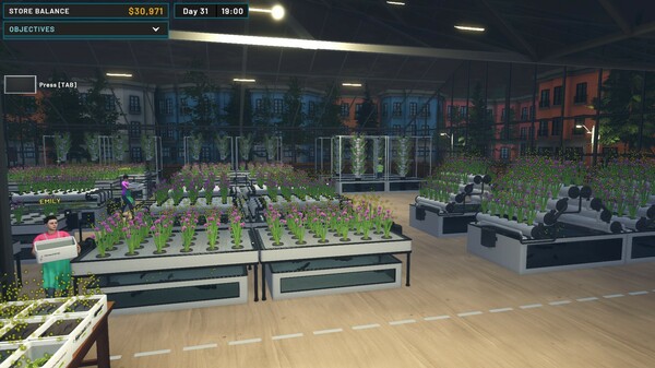 Hydroponics Farm & Store Simulator.