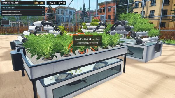 Hydroponics Farm & Store Simulator.