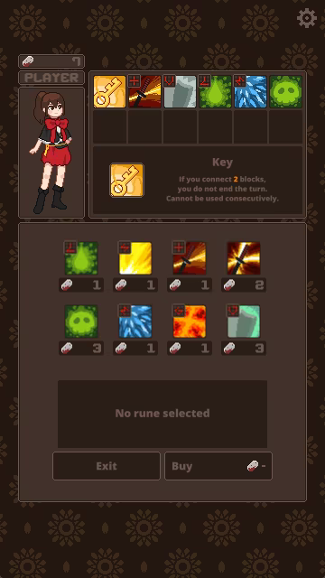 血腥符文Bloody Rune 官中 创意划线爬塔游戏