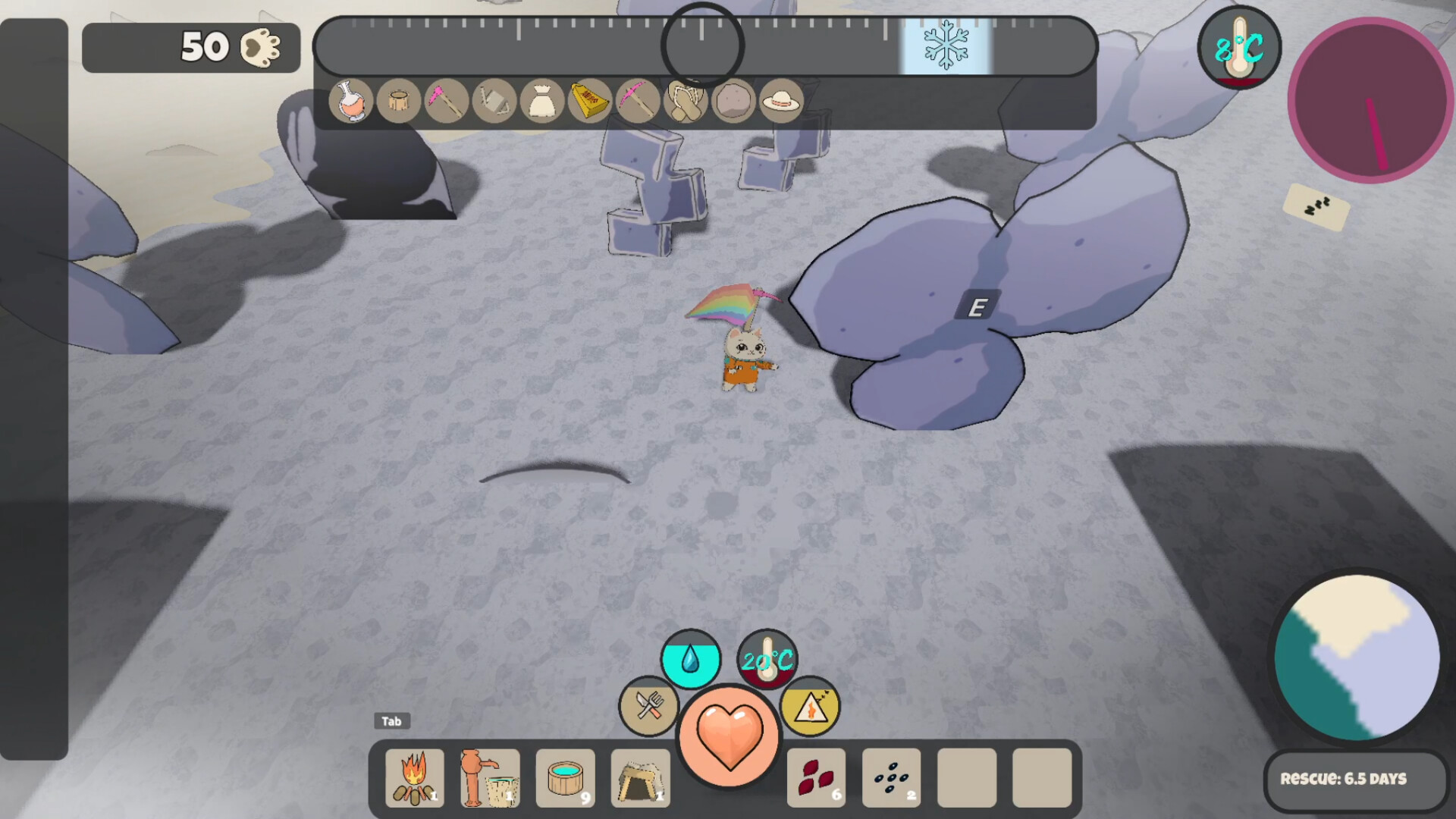 Space Kitten: An Easy Survival Game by Eddy Demo Featured Screenshot #1