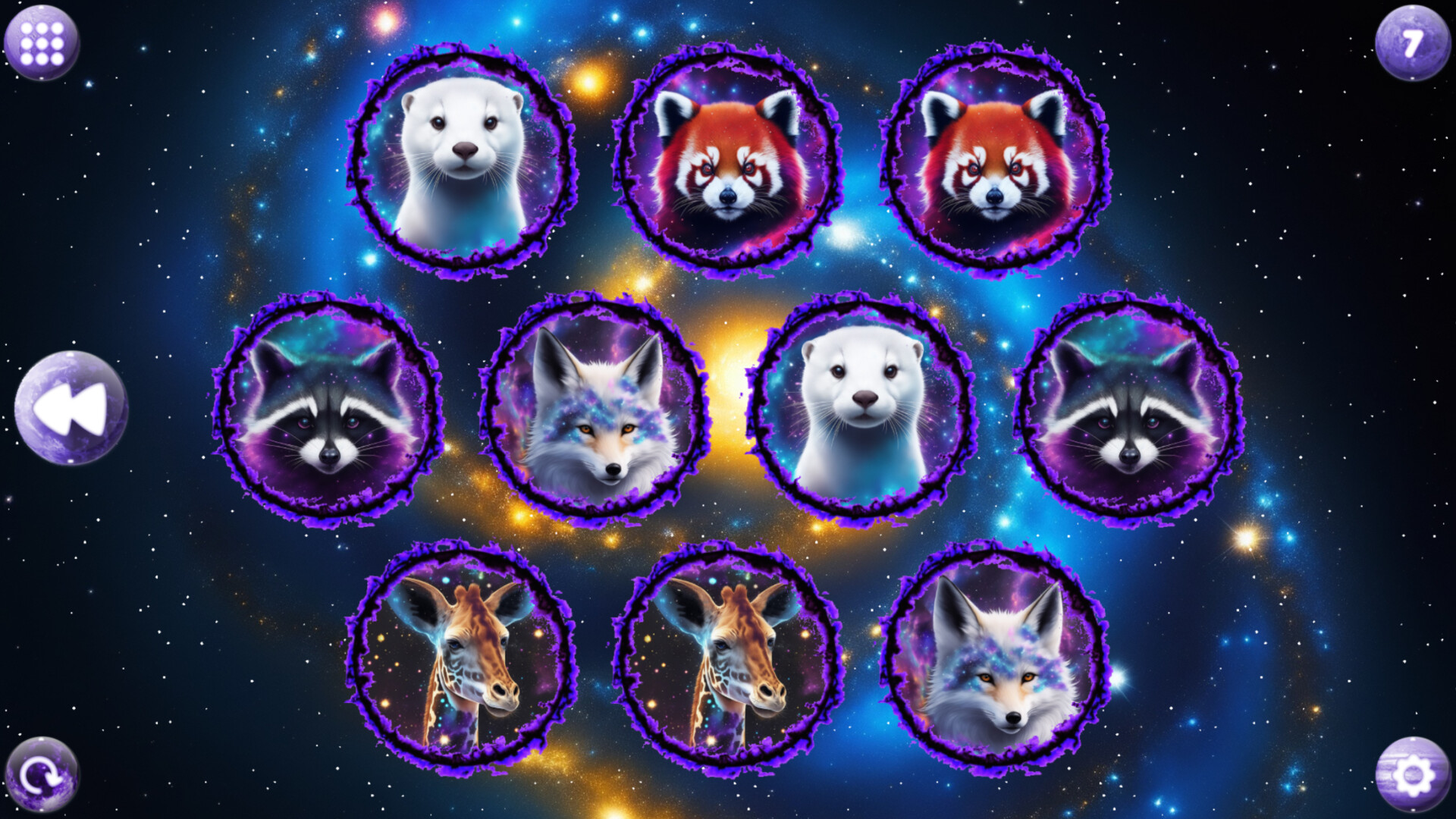 Space Memory: Animals screenshot #5