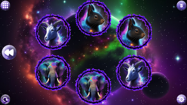 Скриншот из Space Memory: Animals