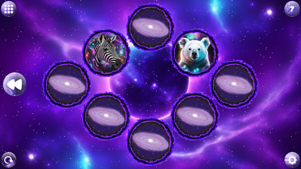 Screenshot 4 of Space Memory: Animals - final gameplay screenshot
