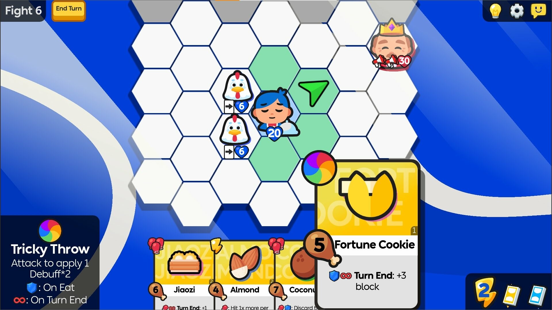 Food Fight Fiesta Demo: Multi-Use Cards Featured Screenshot #1