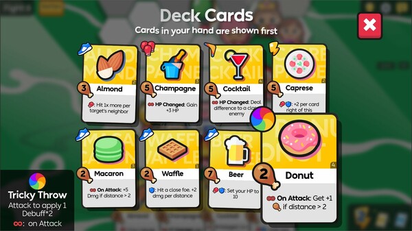Food Fight Fiesta Demo: Multi-Use Cards screenshot 2