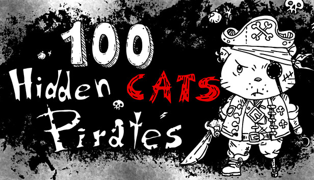 100 hidden Cats : Pirates
