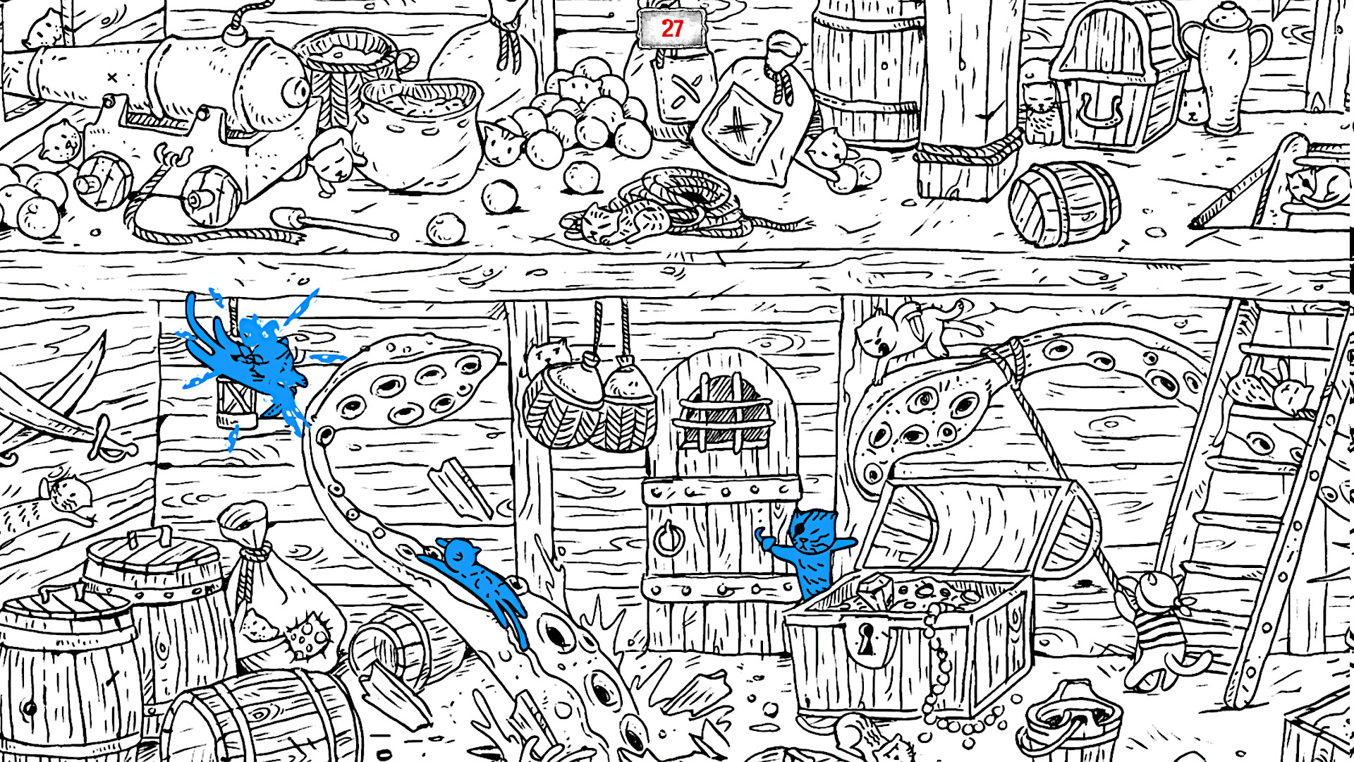 100 hidden Cats : Pirates screenshot #5