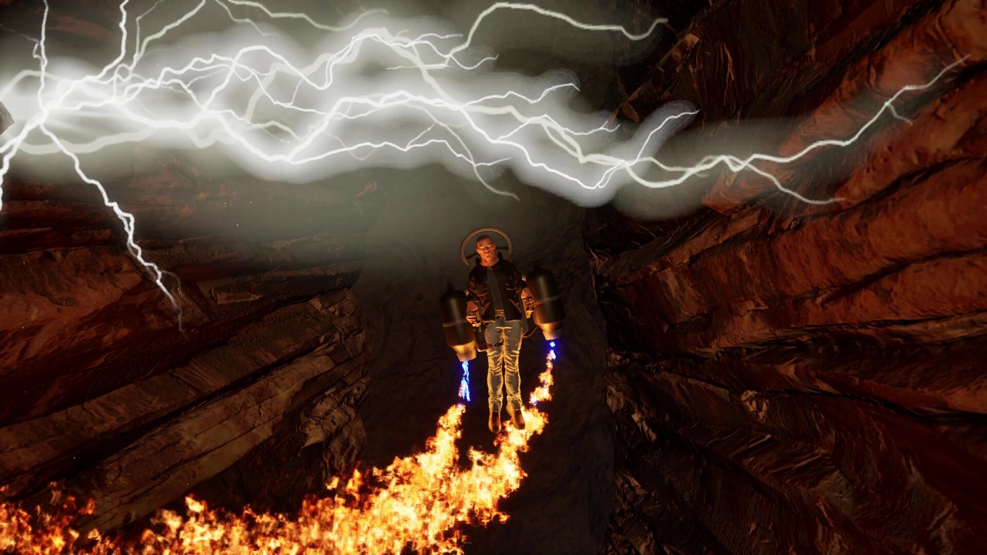 Game about jetpack fly screenshot #7