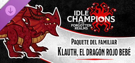 Paquete del familiar Klauth, el dragón rojo bebé