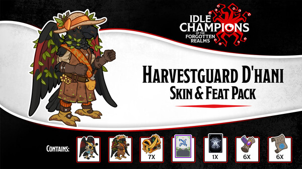 Idle Champions - Harvestguard D'hani Skin & Feat Pack for steam