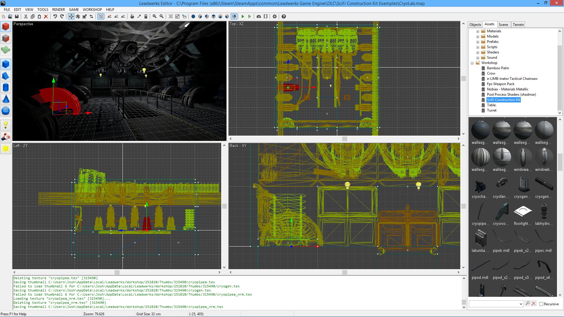 Leadwerks Game Engine - SciFi Interior Model Pack Featured Screenshot #1