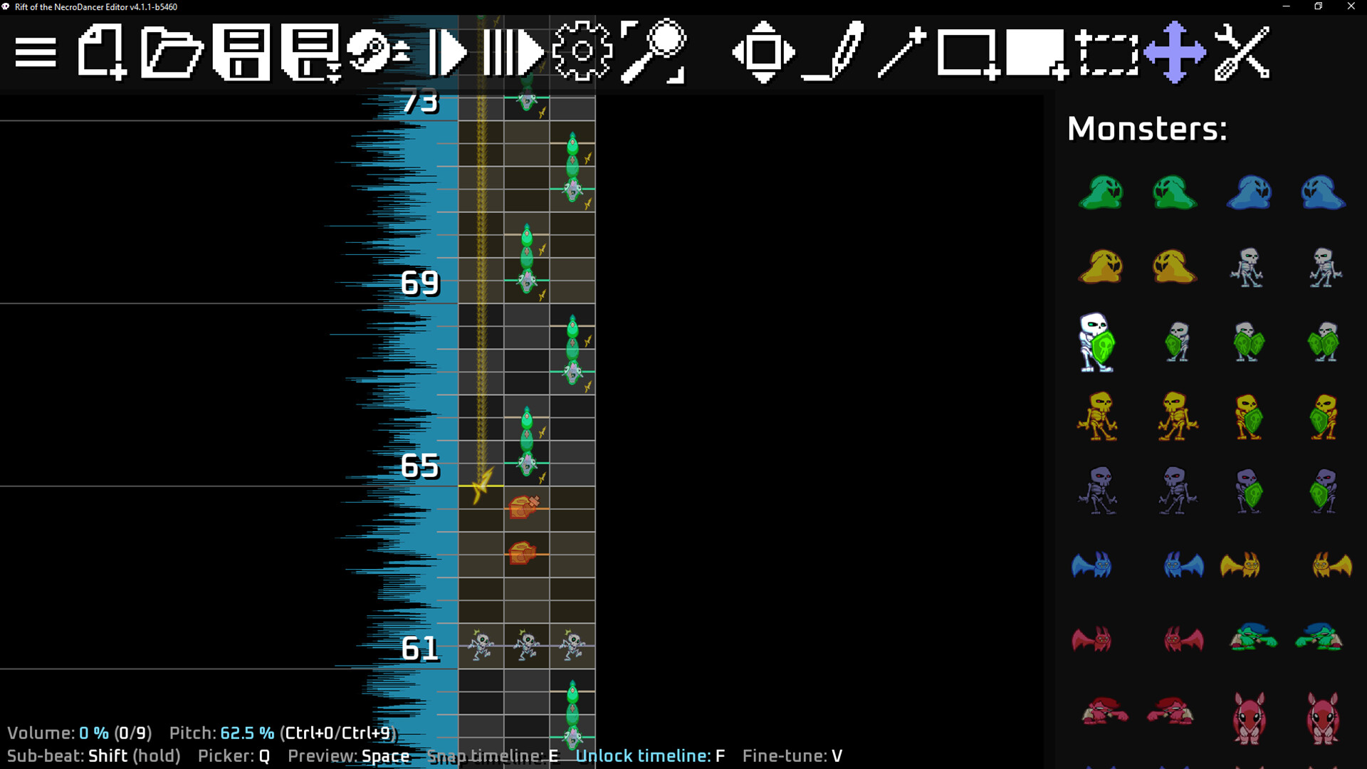 Rift of the NecroDancer Level Editor screenshot 1