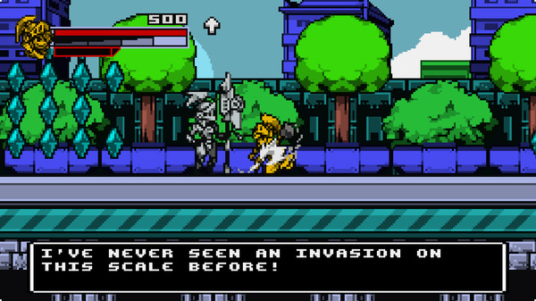 Screenshot z The Joylancer: Legendary Motor Knight