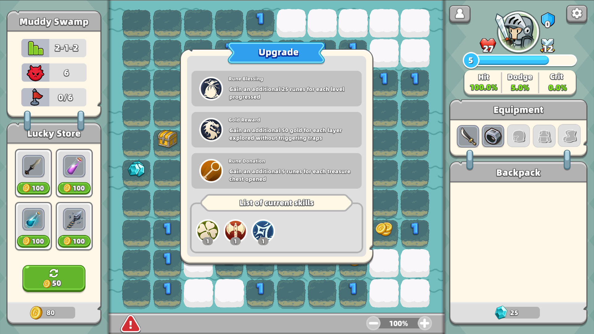 #2. Minesweeper & Dungeon RPG - 扫雷与地下城 (Steam) By: 501JOY