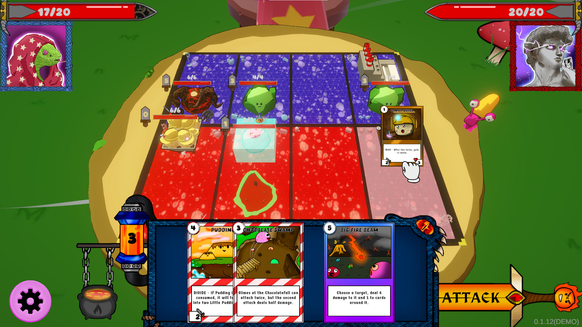 Gelecard: Guerreiros Gelatinosos screenshot 1