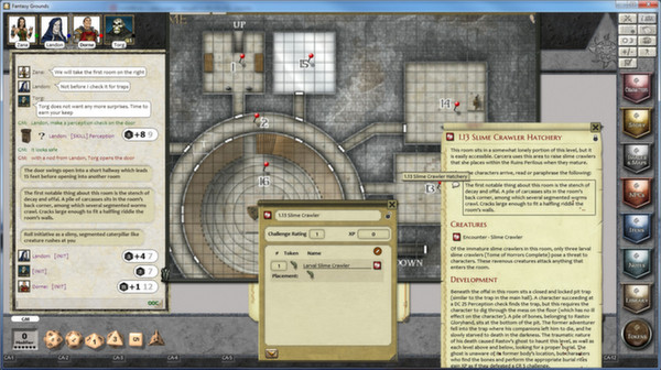 Screenshot z Fantasy Grounds - PFRPG Rite Publishing's Adventure Quarterly #5 Screenshot z Fantasy Grounds - PFRPG Rite Publishing's Adventure Quarterly #5