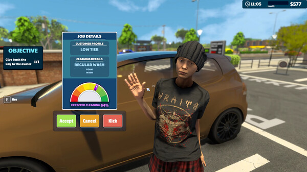 Express Car Wash Simulator : Prologue game for Linux 1