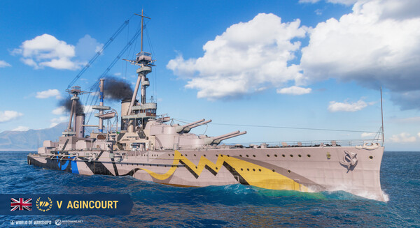 World of Warships — Rental Agincourt (3 days)