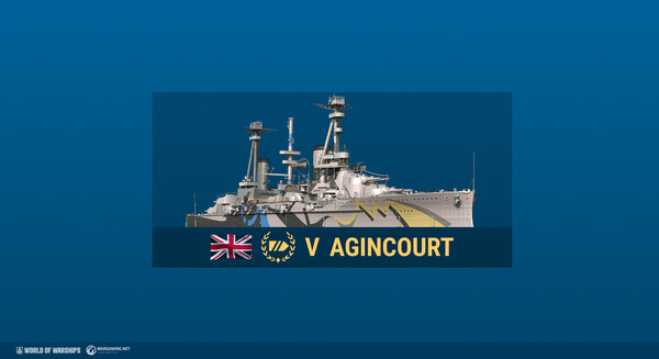 World of Warships — Rental Agincourt (3 days)