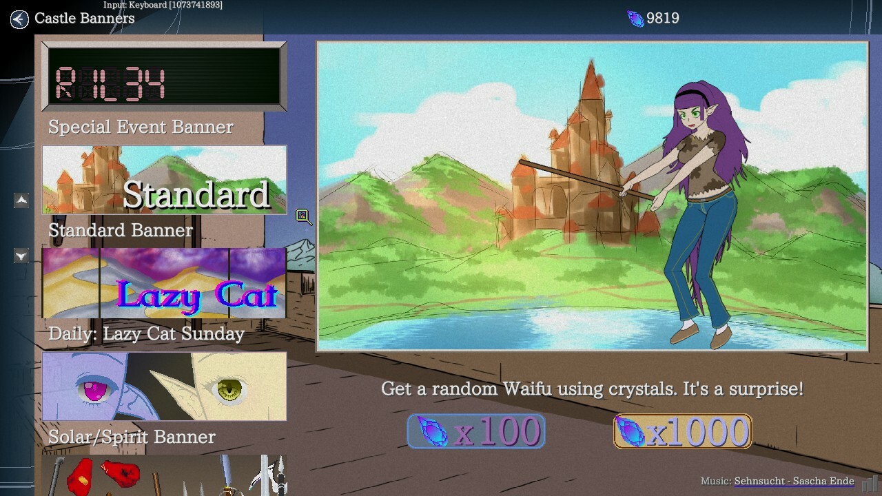 Fantasy Waifu Collector screenshot #2