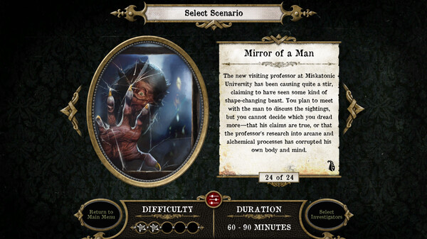 Mansions of Madness - Mirror of a Man screenshot 1