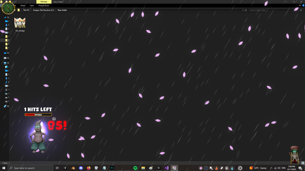 Cozy Desktop: Relaxing Weather and Atmosphere.