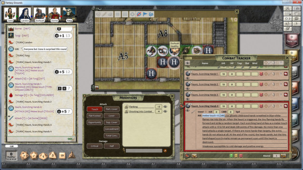Screenshot z Fantasy Grounds - PFRPG The Reaping Stone
