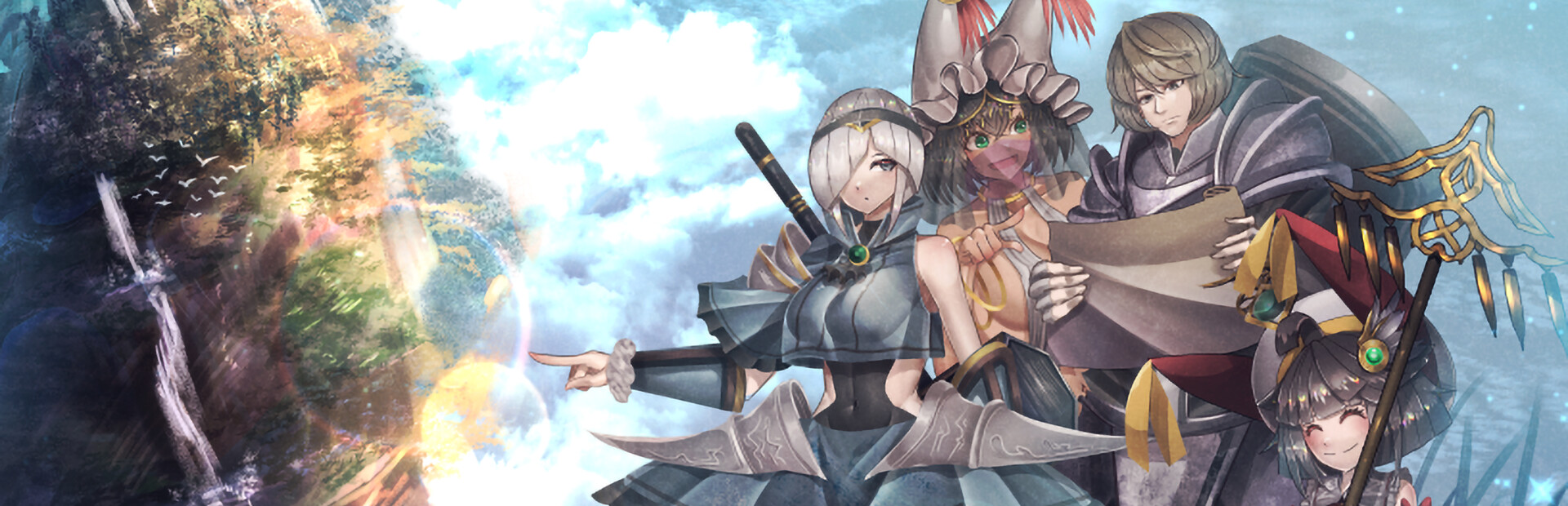 Knight and the three servants