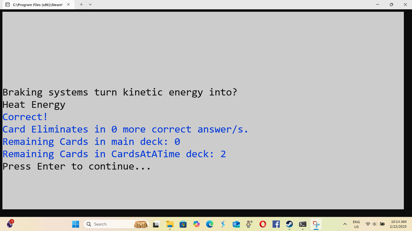 Retro Elimination Flashcards screenshot 6