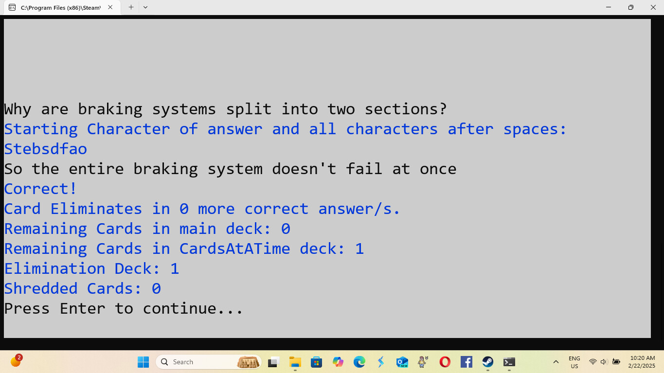 Retro Elimination Flashcards screenshot 8