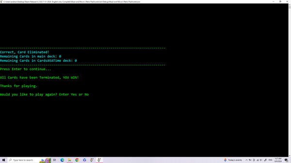 Retro Elimination Flashcards screenshot 6