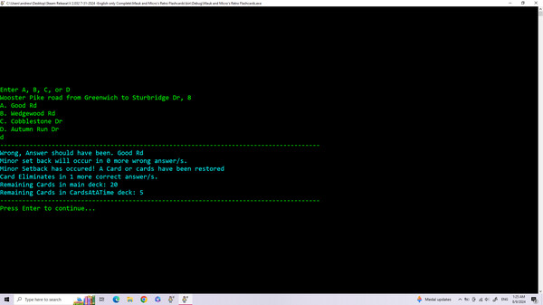 Retro Elimination Flashcards screenshot 4