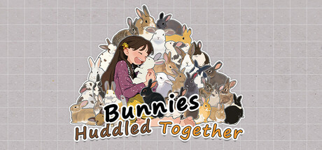 Bunnies Huddled Together banner