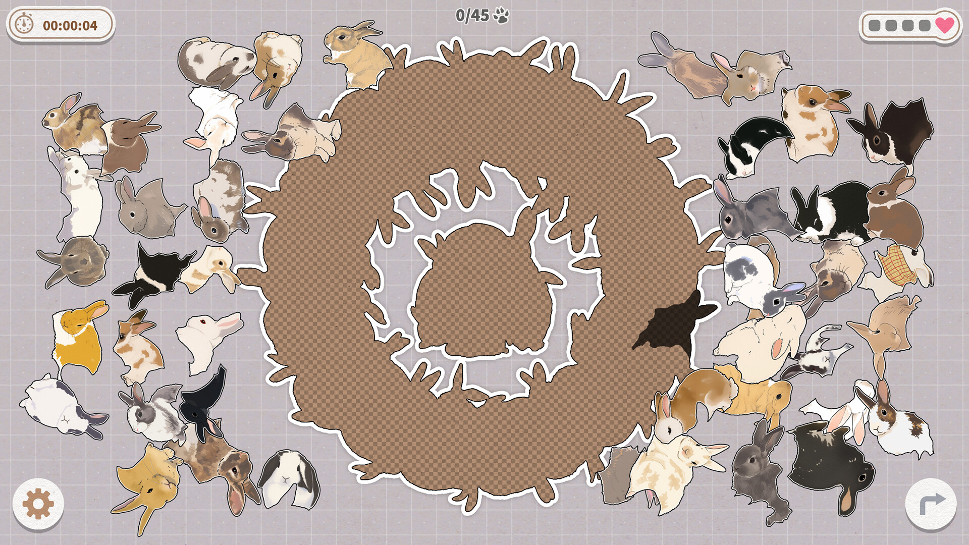 Bunnies Huddled Together screenshot #4