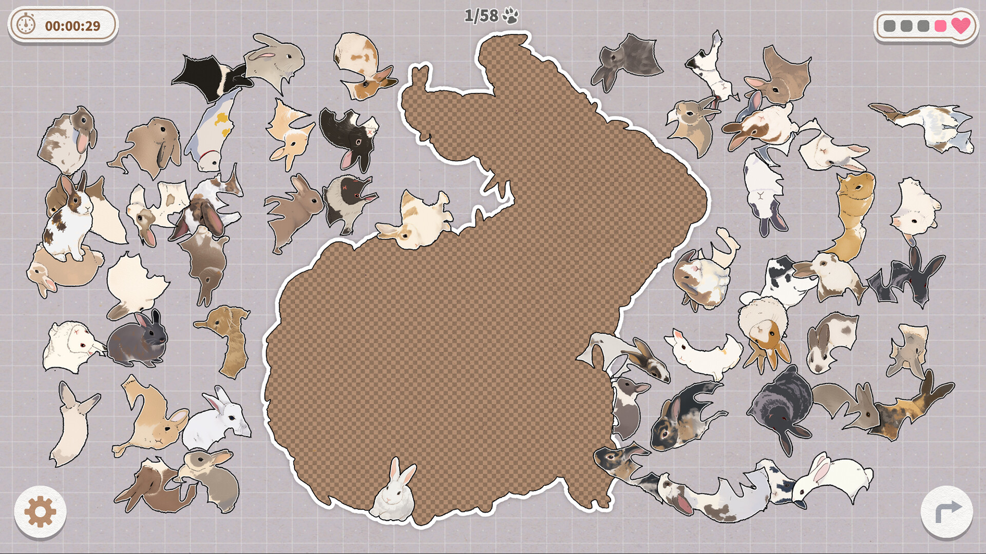 Bunnies Huddled Together screenshot #7