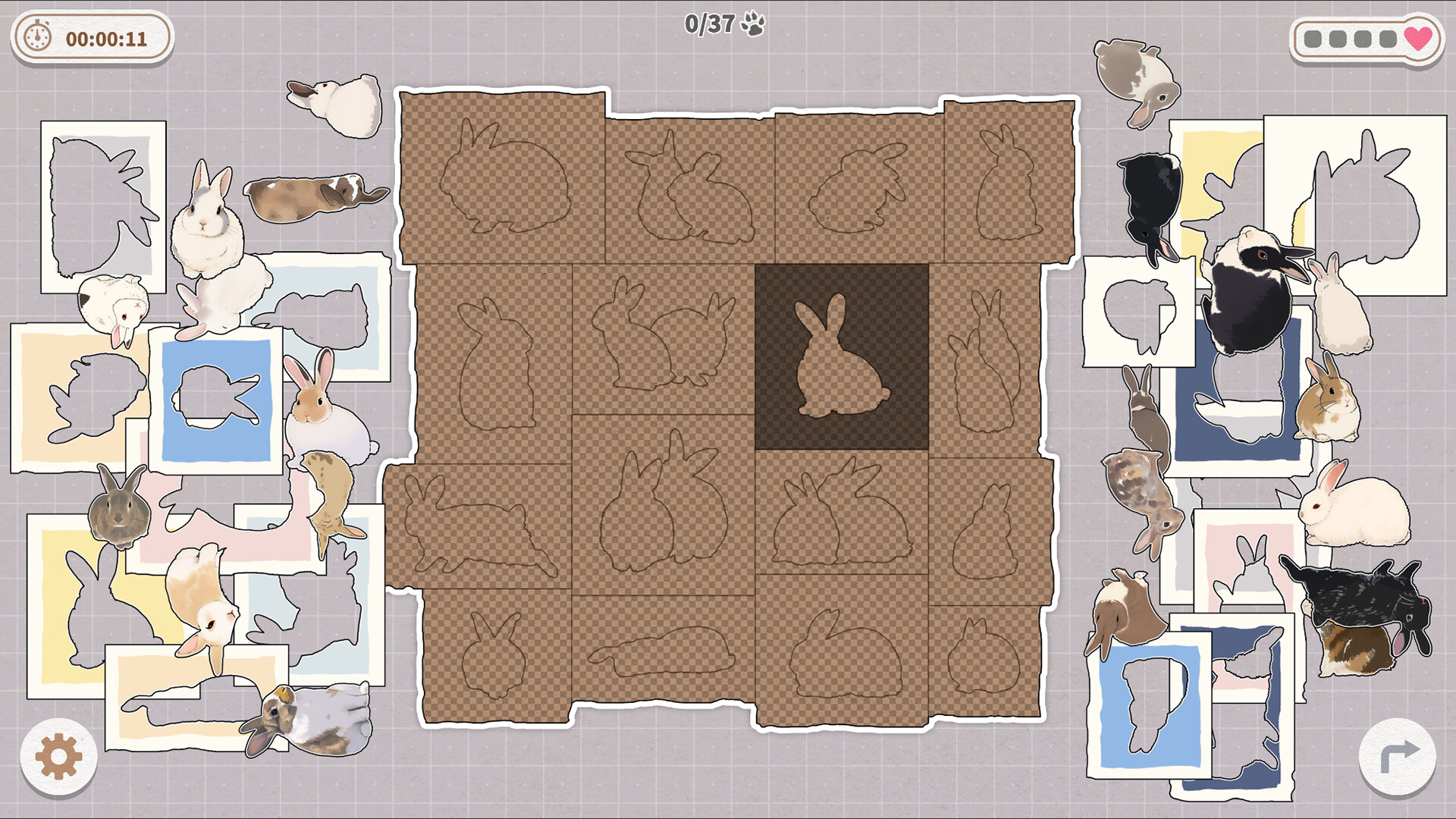 Bunnies Huddled Together screenshot #5