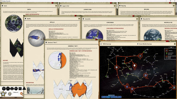 Fantasy Grounds - Seven Worlds Setting Guide