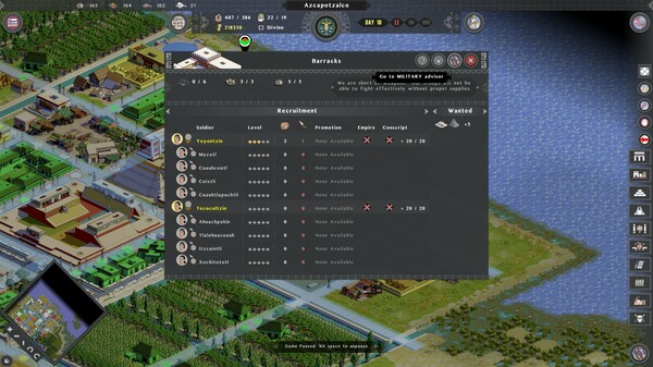 Скриншот из Tlatoani: Aztec Cities